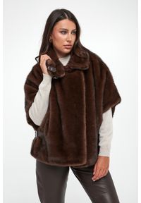 Pinko - Ponczo futrzane Comodino PINKO. Materiał: futro