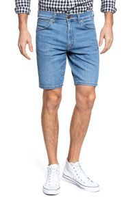 Wrangler - SPODENKI WRANGLER 5 POCKET SHORT EL ZONDA W14CQ1158. Materiał: jeans