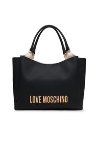 Love Moschino - LOVE MOSCHINO Torebka JC4107PP1OKD0000 Czarny. Kolor: czarny. Materiał: skórzane #1