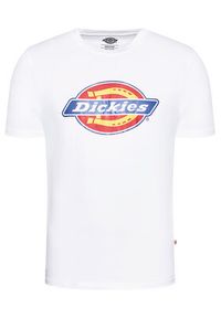 Dickies T-Shirt Icon Logo DK0A4XC9WHX1 Biały Regular Fit. Kolor: biały. Materiał: bawełna