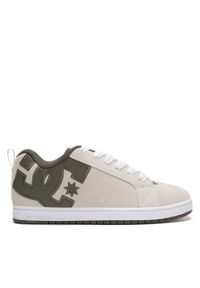 DC Sneakersy COURT GRAFFIK SE DC01665100 Beżowy. Kolor: beżowy. Materiał: zamsz, skóra