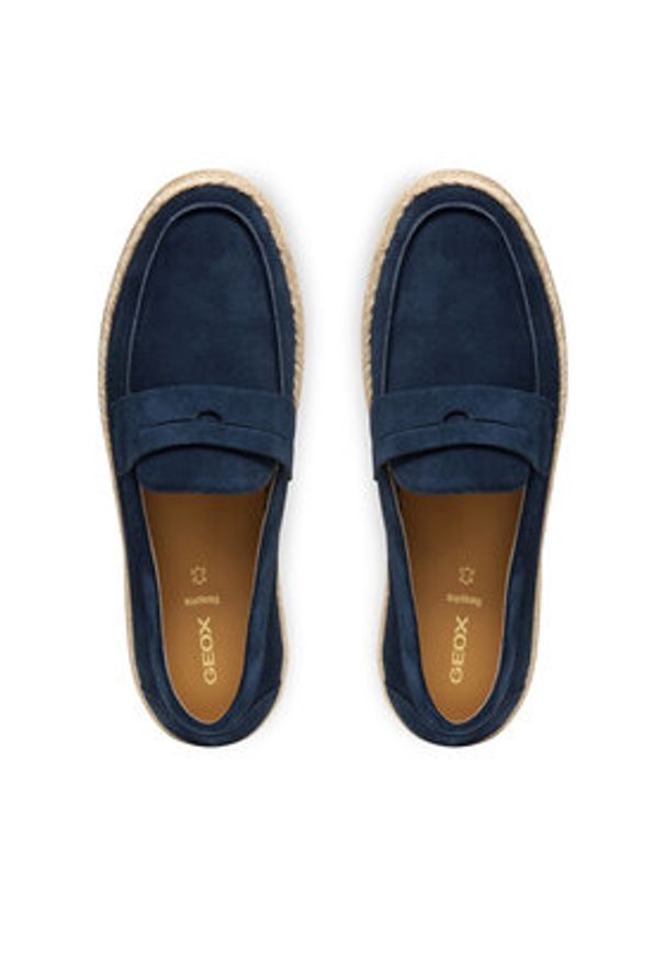 Geox Espadryle U Costuni U55MRA 00022 C4064 Granatowy. Kolor: niebieski. Materiał: zamsz, skóra