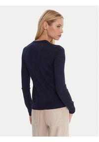 Robe di Kappa Sweter Emmy 64114YW Granatowy Regular Fit. Kolor: niebieski. Materiał: wełna #5