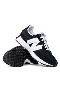 Sneakersy męskie czarne New Balance MS327LF1. Okazja: na co dzień, na spacer, do pracy. Kolor: czarny. Sport: turystyka piesza