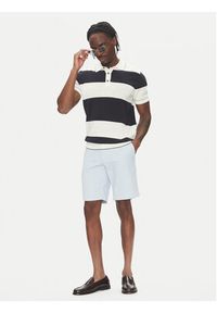 TOMMY HILFIGER - Tommy Hilfiger Szorty materiałowe Brooklyn MW0MW23563 Błękitny Regular Fit. Kolor: niebieski. Materiał: bawełna #4