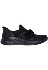 skechers - Adidasy Skechers Bobs Squad Chaos-ins, Kobiety. Kolor: czarny. Materiał: materiał