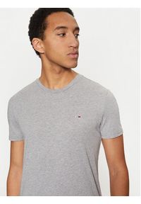Tommy Jeans T-Shirt Jaspe DM0DM20363 Szary Slim Fit. Kolor: szary. Materiał: bawełna #5