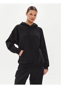 Adidas - adidas Bluza ALL SZN IW1269 Czarny Loose Fit. Kolor: czarny. Materiał: bawełna