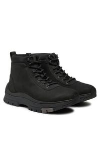 Calvin Klein Jeans Trapery Hybrid Wp Boot Laceup Rebellious YM0YM01077 Czarny. Kolor: czarny. Materiał: skóra #2