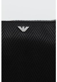 Emporio Armani torebka kolor czarny. Kolor: czarny. Rodzaj torebki: na ramię