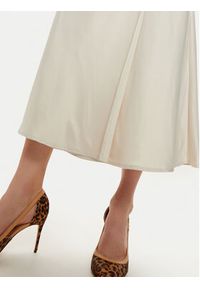 Guess Spódnica midi Anastasia W4BD56 WGIG2 Écru Regular Fit. Materiał: syntetyk #5