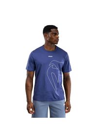 VENUM - Koszulka męska Venum Giant Connect T-Shirt. Kolor: niebieski. Sport: fitness