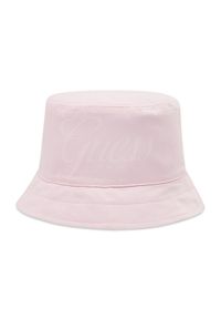 Guess Kapelusz Bucket AGASTA CO222 Różowy. Kolor: różowy. Materiał: materiał