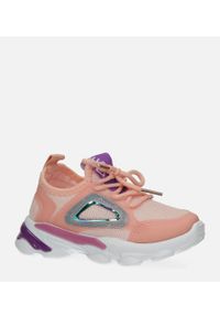 Casu - Różowe buty sportowe sznurowane casu 2-23/9. Kolor: różowy #1