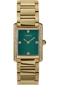 Zegarek Timex Zegarek damski Timex TW2W87500 CYRKONIE złoty. Kolor: złoty #1
