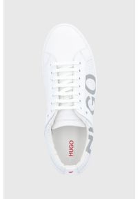 Hugo Buty Futurism kolor biały. Nosek buta: okrągły. Zapięcie: sznurówki. Kolor: biały. Materiał: guma