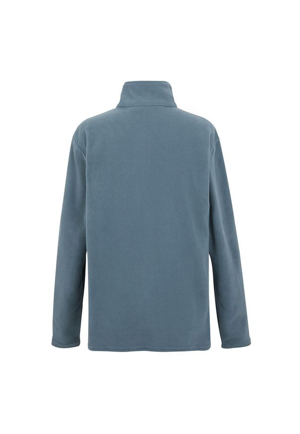 Regatta - Bluza Polarowa z suwakiem Męska Thompson. Kolor: wielokolorowy, niebieski, szary. Materiał: polar. Sezon: zima. Sport: turystyka piesza