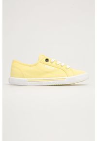 Big-Star - Big Star - Tenisówki. Nosek buta: okrągły. Zapięcie: sznurówki. Kolor: żółty. Materiał: guma #1