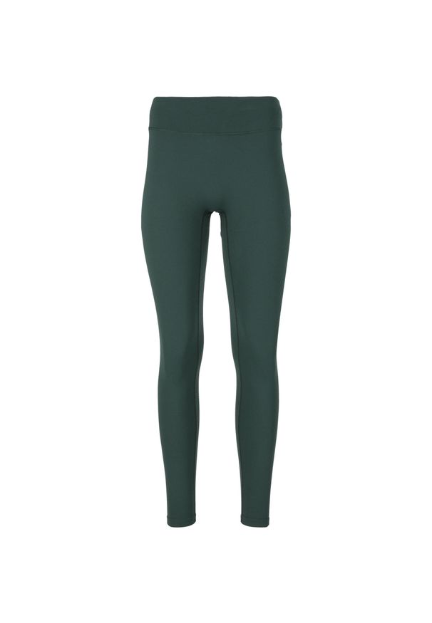 Damskie legginsy Athlecia Luxe. Kolor: zielony. Materiał: materiał. Sport: fitness