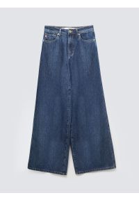 Big-Star - Jeansy damskie z szeroką nogawką granatowe Emily 532. Stan: podwyższony. Kolor: niebieski. Styl: elegancki #3