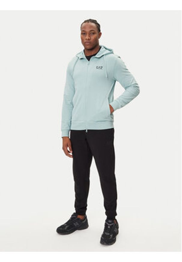 EA7 Emporio Armani Bluza 8NPM33 PJVRZ U9066 Niebieski Regular Fit. Kolor: niebieski. Materiał: bawełna