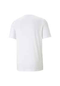 Koszulka sportowa męska Puma Active Small Logo Tee. Kolor: biały. Długość rękawa: krótki rękaw. Długość: krótkie