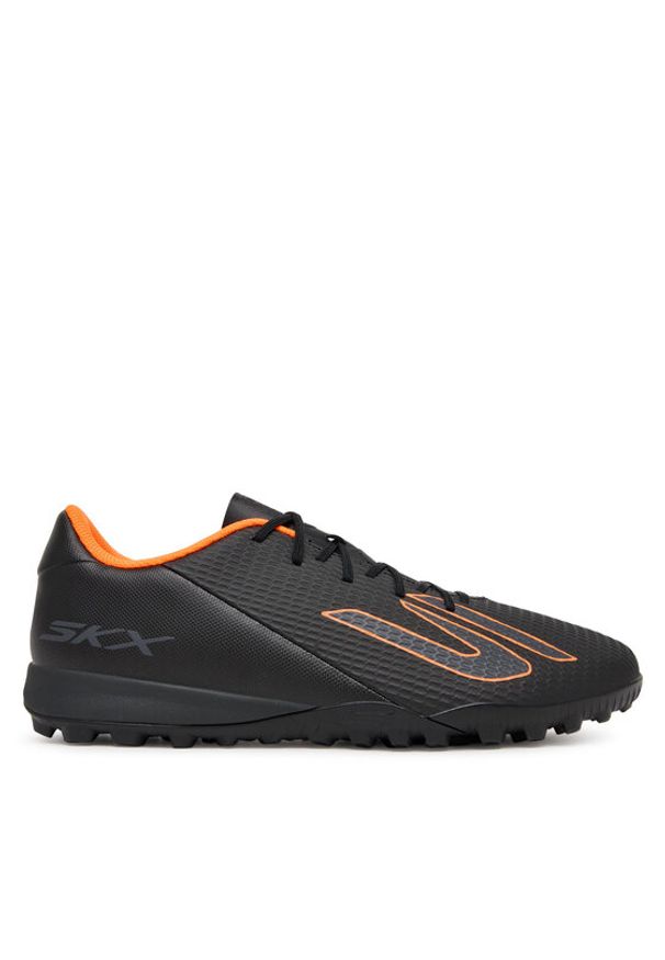 skechers - Skechers Buty do piłki nożnej Gold Tf 252124 BKOR Czarny. Kolor: czarny. Materiał: skóra