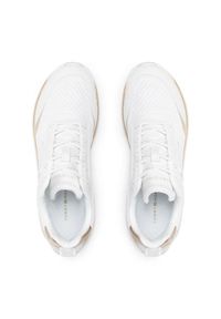 TOMMY HILFIGER - Buty Tommy Hilfiger Knitted Light Sneaker W FW0FW05791-YBR białe. Okazja: na co dzień. Kolor: biały. Materiał: materiał, syntetyk