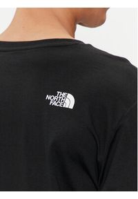 The North Face Longsleeve Simple Dome NF0A87QN Czarny Regular Fit. Kolor: czarny. Materiał: bawełna. Długość rękawa: długi rękaw