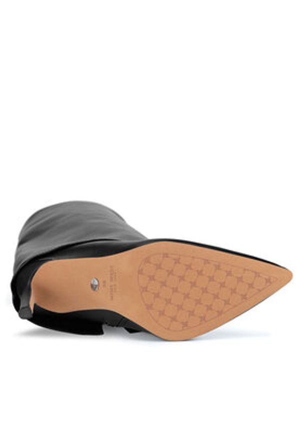 Nine West Kozaki SJ3645-2 Czarny. Kolor: czarny. Materiał: materiał