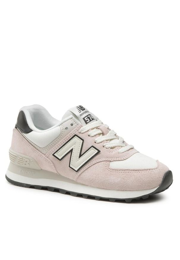 New Balance Sneakersy WL574PB Różowy. Kolor: różowy. Materiał: skóra, zamsz. Model: New Balance 574
