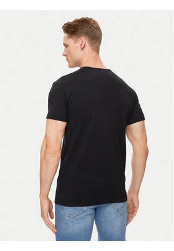 VERSACE - Versace T-Shirt Medusa AUU01005 Czarny Slim Fit. Kolor: czarny. Materiał: bawełna