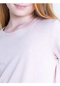 Big-Star - Koszulka dziewczęca z nadrukiem 3D różowa Dorbinena 600. Okazja: na co dzień. Kolor: różowy. Materiał: dzianina, bawełna. Długość rękawa: krótki rękaw. Długość: krótkie. Wzór: nadruk. Styl: casual #3