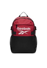 Reebok Plecak RBK-025-CCC-05 Bordowy. Kolor: czerwony. Materiał: syntetyk, materiał