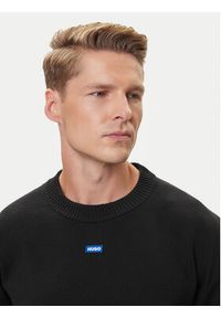 Hugo - HUGO Sweter San Casey-CP 50543784 Czarny Relaxed Fit. Kolor: czarny. Materiał: bawełna #5