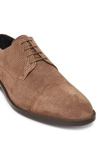 BOSS Półbuty Tayil 50541704 Beżowy. Kolor: beżowy. Materiał: skóra, zamsz #4