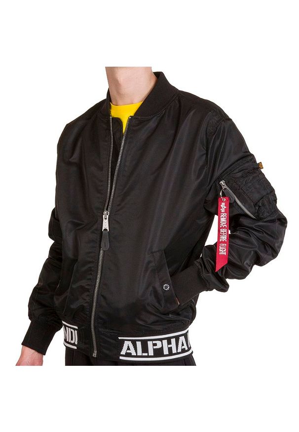 Alpha Industries - ALPHA INDUSTRIES MA-1 LW AR > 12610403. Materiał: nylon. Wzór: aplikacja. Styl: klasyczny