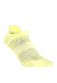 NEWFEEL - Skarpetki do chodzenia WS 500 Fresh Invisible. Kolor: biały, wielokolorowy, żółty. Materiał: elastan, poliamid. Sport: turystyka piesza