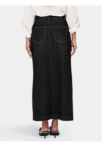 JDY Spódnica jeansowa Bella 15317441 Czarny Regular Fit. Kolor: czarny. Materiał: bawełna #4