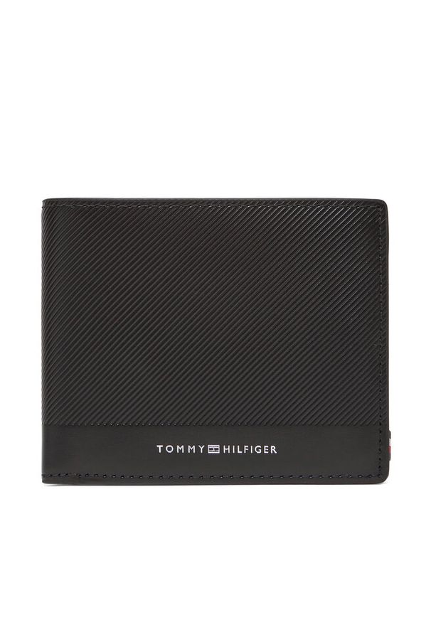 TOMMY HILFIGER - Duży Portfel Męski Tommy Hilfiger. Kolor: czarny