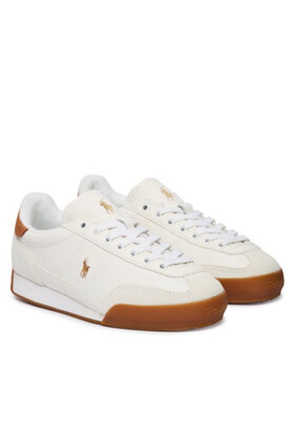 Polo Ralph Lauren Sneakersy 804P08261001 Biały. Kolor: biały. Materiał: skóra
