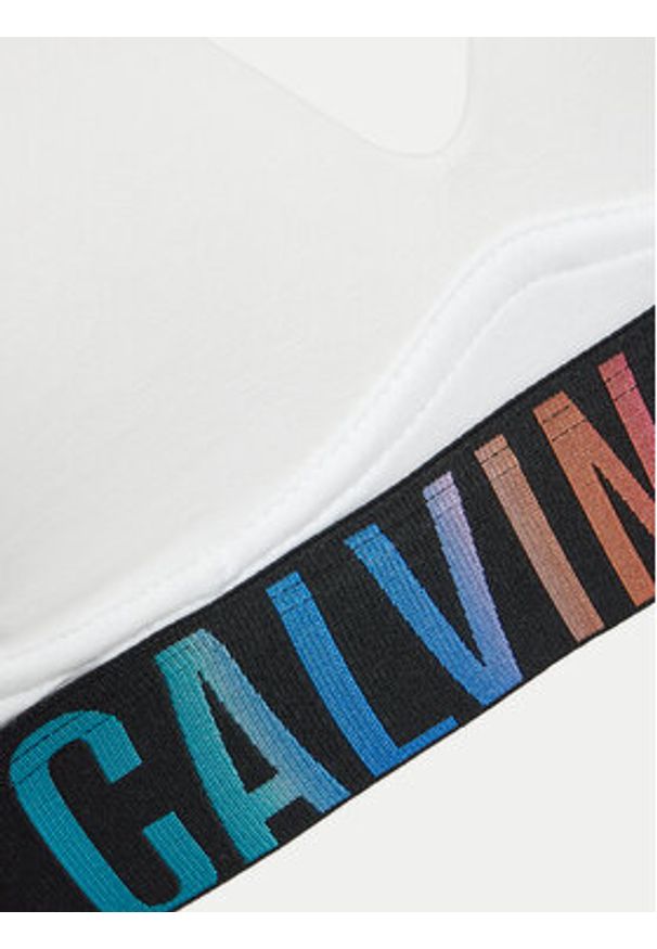 Calvin Klein Underwear Biustonosz push-up 000QF7836E Biały. Kolor: biały. Materiał: bawełna. Rodzaj stanika: push-up