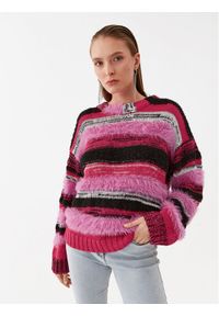 Pinko Sweter Antilope 101799 A15K Kolorowy Relaxed Fit. Materiał: syntetyk. Wzór: kolorowy #1