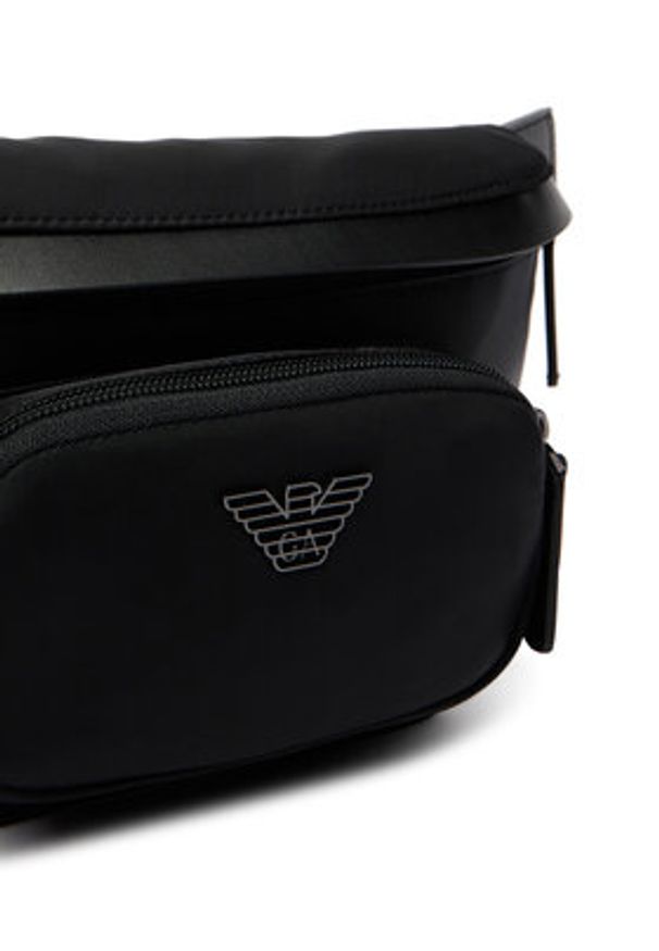 Emporio Armani Nerka EM001805 AF13454 UC001 Czarny. Kolor: czarny. Materiał: skóra