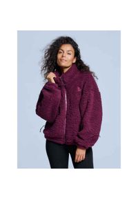 POEDERBAAS - Kurtka Fluffy - Damska - Cztery pory roku - Miś - Bordowa. Kolor: czerwony. Materiał: poliester. Sezon: zima. Sport: narciarstwo #1