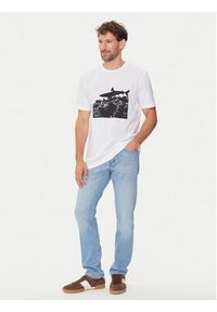 BOSS - Boss T-Shirt Te_Sea_Horse 50515626 Biały Regular Fit. Kolor: biały. Materiał: bawełna #4