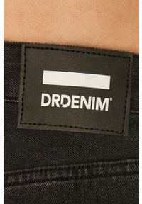 Dr. Denim - Szorty jeansowe. Stan: podwyższony. Kolor: czarny. Materiał: denim, jeans