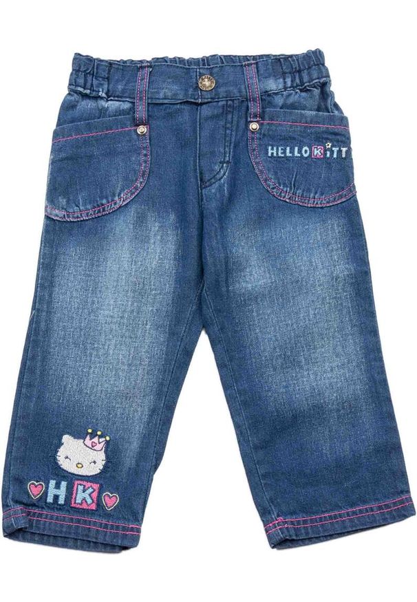 Hello Kitty Spodnie Dziecięce Rozmiar 68 - Miękki i Wygodny Bawełna. Kolor: różowy. Materiał: bawełna. Wzór: motyw z bajki