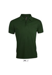 SOL'S - Polo Sol's Prime. Typ kołnierza: polo. Kolor: zielony. Materiał: bawełna, poliester #1