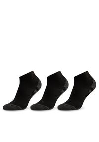 Zestaw 3 par niskich skarpet unisex Under Armour. Kolor: czarny